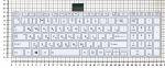 Клавиатура для ноутбука Toshiba 0KN0-ZW3US23 белая c белой рамкой