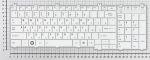 Клавиатура для ноутбука Toshiba 0KN0-Y37RU03 белая