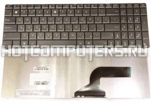 Клавиатура для ноутбука Asus 04GN0K1KRU00-6, черная, без рамки