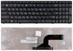 Клавиатура для ноутбука Asus 04GN0K1KRU00-6, черная, без рамки
