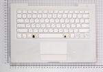 Клавиатура для ноутбука Apple A1181 Топ-панель, Русская, Белая