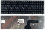 Клавиатура для ноутбука Asus 04GN0K1KRU00-1, русская, черная с рамкой, с маленькой кнопкой Enter