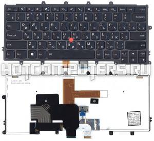 Клавиатура для ноутбука Lenovo 04X0215,04X0182 русская, черная с подсветкой