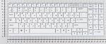 Клавиатура для ноутбуков LG R500 S510 P1 S1 U4 Series, Русская, Белая, p/n: MP0375