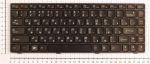 Клавиатура для ноутбуков Lenovo B470, V470 Series, p/n: 25-011680, 25011582, MP-10A23SU-6861, русская, черная с черной рамкой 