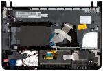Клавиатура топ панелью для ноутбуков Samsung NC110 Series, Черная, Русская, Топ кейс Чёрный