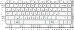 Клавиатура для ноутбуков HP Pavilion G4-2000, G4-2100 Series, p/n: 680555-001, AER33L00110, MP-11K66LA-920, русская, белая без рамки