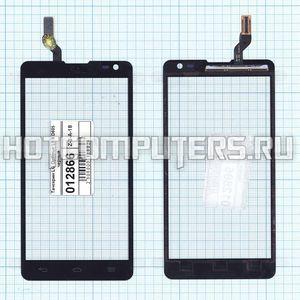Сенсорное стекло (тачскрин) для LG Optimus L9 II D605 черное, Диагональ 4.7, 1280x720 (SD+)