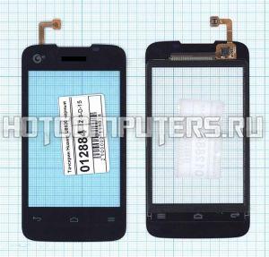 Сенсорное стекло (тачскрин) для Huawei U8620 черный, Диагональ 4