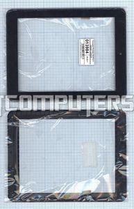 Сенсорное стекло (тачскрин) для планшета Prestigio MultiPad PMP5580C Pro Duo, MultiPad 2 Prime Duо PMP5780D черный с рамкой