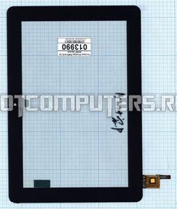 Сенсорное стекло (тачскрин) для Prestigio PMP5101D 3G QUAD черный, Диагональ 10.1