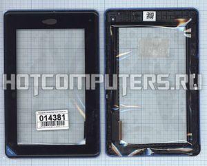 Сенсорное стекло (тачскрин) для Acer Iconia Tab B1-A71 черный c рамкой, Диагональ 7