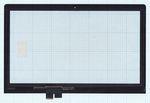 Сенсорное стекло (тачскрин) для Lenovo Flex 3 15 черный, Диагональ 15.6, 1920x1080