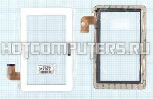 Сенсорное стекло (тачскрин) для TeXet TM-7026 белое, Диагональ 7