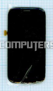 Модуль (матрица + тачскрин) для Lenovo IdeaPhone A706 черный с рамкой, Диагональ 4.5, 854х480