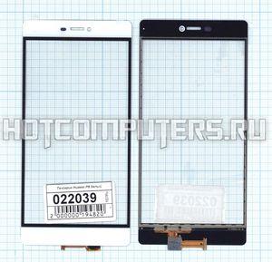 Сенсорное стекло (тачскрин) для Huawei P8 белое, Диагональ 5.2