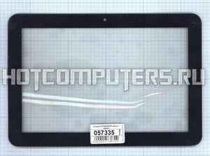 Сенсорное стекло (тачскрин) для HP ElitePad 900 черное с рамкой, Диагональ 10.1