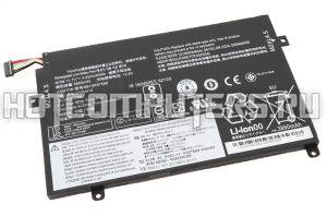 Аккумуляторная батарея 01AV411 для ноутбука Lenovo ThinkPad E470, E475 Series, p/n: SB10K97569, SB10K97570, 11.25V (72Wh) Premium