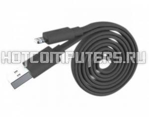 Кабель USB - Lightning Romoss CB12f-162-03 для Apple iPhone 5, 5C, 5S, 6, 6, 7 Plus (плоский, черный
