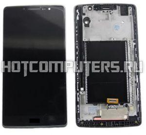 Модуль (матрица + тачскрин) для смартфона LG G4 Stylus H540F черный с рамкой
