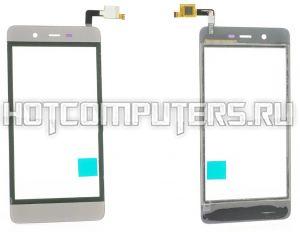 Сенсорное стекло (тачскрин) для Micromax Q4101 белое, Диагональ 4.5