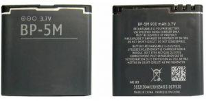 Аккумуляторная батарея BP-5M для телефона Nokia 5610, 5610 XpressMusic, 5700, 5700 XpressMusic, 6220 Classic, 6500 Slide, 6720 Classic, 7390, 8600, 8600 Luna