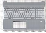 Клавиатура для ноутбука HP 15S-EQ 15S-FQ топкейс серебристый FPR