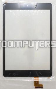 Сенсорное стекло (тачскрин) AD-C-800908-FPC для планшета HKC Q79A, Globex GU7814 черный