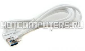 Кабель USB A - Lightning 8-pin 2A (F123) белый плетеный, Г-образная форма разъемов