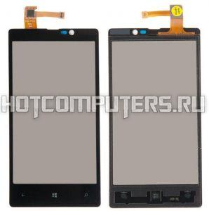 Сенсорное стекло (тачскрин) для смартфона Nokia Lumia 820 черный
