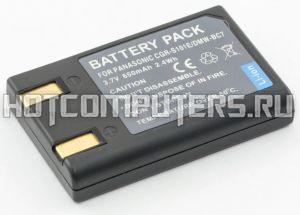 Аккумуляторная батарея CGA-S101E для фотоаппарата Panasonic CGA-S101E, CGR-S101A, DMW-BC7, Lumix DMC-F7-N, DMC-F7-A