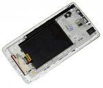 Модуль (матрица + тачскрин) для смартфона LG G4 Stylus H540F белый с рамкой