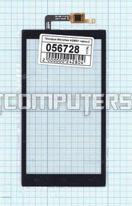 Сенсорное стекло (тачскрин) для Micromax Canvas Power AQ5001 черное, Диагональ 5