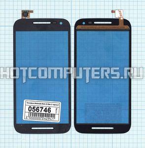Сенсорное стекло (тачскрин) для Motorola Moto G Gen.3 черное, Диагональ 5, 1280x720 (SD+)