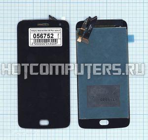Модуль (матрица + тачскрин) для Motorola Moto G5 Plus черный, Диагональ 5.2, 1920x1080 (Full HD)