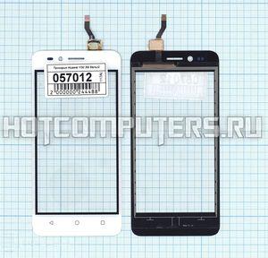 Сенсорное стекло (тачскрин) для смартфона Huawei Y3II 3G D2Y3II 3G (изогнутый шлейф) белое