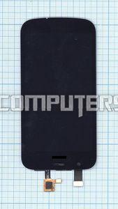 Модуль (матрица + тачскрин) для Nokia 1 черный