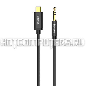 Аудио кабель Baseus Yiven Type-C male To 3.5 male Audio Cable M01 Black 1.2M Premium