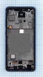 Модуль (матрица + тачскрин) для телефона Samsung Galaxy A52 SM-A525F/DSN синий с рамкой (OLED)