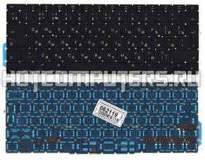 Клавиатура для ноутбука Apple A1708 черная большой Enter