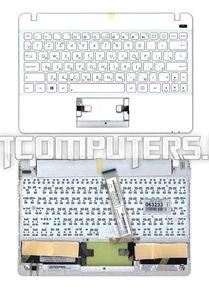 Клавиатура для ноутбука Asus VivoBook X102 Series, p/n: AEEJB700110, SG-62600-XAA, SN6532, белая с белым топкейсом
