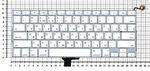 Клавиатура для ноутбука Apple A1342 2009/2010 белая 13,3' плоский Enter