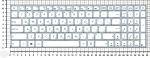 Клавиатура для ноутбука Asus X540, X540L, X540LA, X540CA, X540SA Series, p/n: MP-13K93SU-G50, белая без рамки