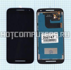 Модуль (матрица + тачскрин) для Motorola Moto G Gen.3 черный, Диагональ 5, 1280x720 (SD+)