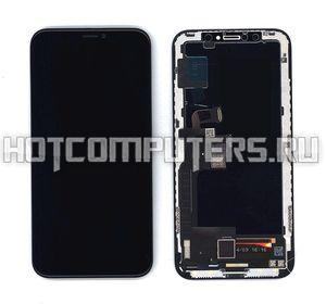 Дисплей для iPhone X в сборе с тачскрином (OLED HH) черный