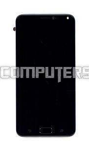 Модуль (матрица + тачскрин) для Asus ZenFone 4 Max ZC554KL черный с рамкой