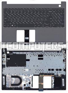 Клавиатура для ноутбука Lenovo ThinkBook 15-IML, 15-IIL Series, p/n: 5CB0W45351, черная с темно-серым топкейсом без подсветкой