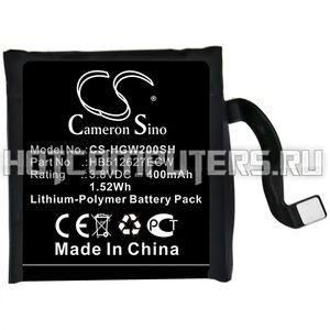 Аккумуляторная батарея CameronSino CS-HGW200SH для часов Huawei Watch 2 4G, Watch 2 Pro 4G (HB512627ECW) 400mah