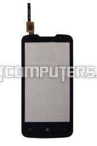 Сенсорное стекло (тачскрин) для смартфона Lenovo IdeaPhone A820 черное