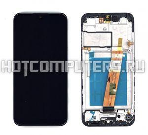 Модуль (матрица + тачскрин) для Samsung Galaxy A01 SM-A015F черный с рамкой